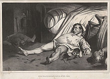 Rue Transnonain par Honoré Daumier